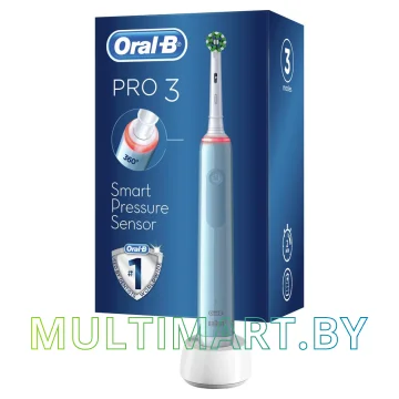 Электрическая зубная щетка Oral-B Pro 3 3000 Cross Action D505.513.3 картинка 3